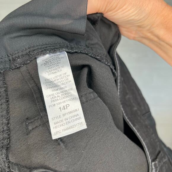 Democracy "Ab"solution black high rise skinny jeans Size 14P - Picture 7 of 7